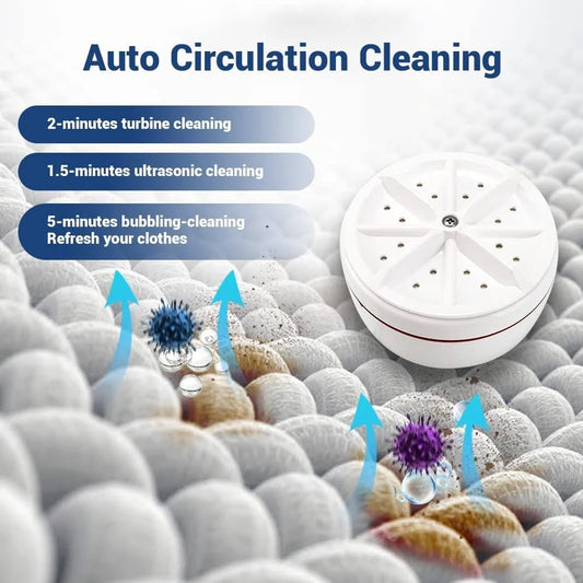 Hot Sale🔥Portable Ultrasonic Washing Machine