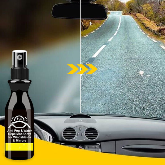 🔥Quanto mais você compra, mais você ganha 🎁Spray Antinevoeiro e Repelente de Água para Para-brisas e Espelhos