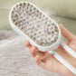 🐾💆 Multifunctionele Huisdier Massage Kam – 3-in-1 Met Sprayfunctie, Zachte Ronde Tanden & Draaibare Handgreep（Perfect voor Vachtverzorging & Relaxatie!）