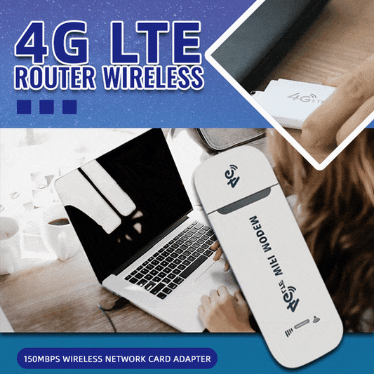🎉ÚLTIMO DIA DA PROMOÇÃO | 50% DE DESCONTO🔥🦸♂️Roteador 4G LTE com USB Wireless e Banda Larga Móvel⚡Adaptador de Placa de Rede Wireless 150Mbps