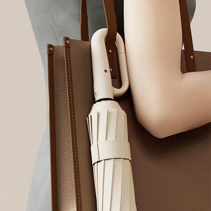 🔥 50% DE DESCONTO! 🔥 💥 COMPRE 2 E GANHE 10% DE DESCONTO! ✈️ Guarda-Chuva com Fita Refletiva e Fivela de Segurança