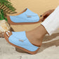 🔥Casual Wedge Slide Sandalen voor dames