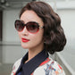 Oversized Dames Zonnebril