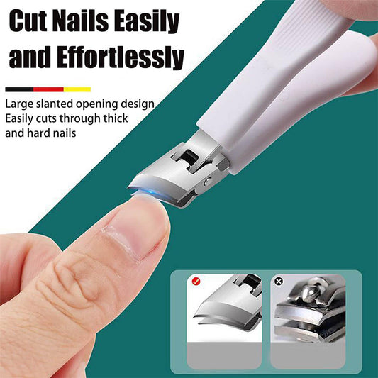 🎉Leve 1 Leve Outro de Graça🎉 Alicate de Unha Inclinado Anti-Salpicadura com Abertura Larga 🖐️