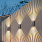 Waterdichte 4 LED Decoratieve Wandspot op zonne-energie voor buiten