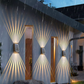 Waterdichte 4 LED Decoratieve Wandspot op zonne-energie voor buiten