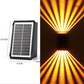 Waterdichte 4 LED Decoratieve Wandspot op zonne-energie voor buiten