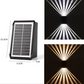Waterdichte 4 LED Decoratieve Wandspot op zonne-energie voor buiten