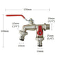 🔥 PROMOÇÃO RELÂMPAGO: 50% DE DESCONTO! ⚙️ Torneira de Jardim Universal de Aço Inox com Dupla Saída – Válvulas Independentes, Resistente e Fácil de Instalar 🚰