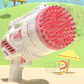 ✨ Promoção Relâmpago! 50% de Desconto ✨ Máquina de Bolhas de Ar Tipo Pistola 69 Furos – Muito Divertida
