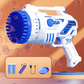 ✨ Promoção Relâmpago! 50% de Desconto ✨ Máquina de Bolhas de Ar Tipo Pistola 69 Furos – Muito Divertida