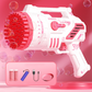 ✨ Promoção Relâmpago! 50% de Desconto ✨ Máquina de Bolhas de Ar Tipo Pistola 69 Furos – Muito Divertida