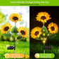 🌻50% DE DESCONTO EM VENDA RELÂMPAGO! ✨Luzes Solares de Girassol – Decoração Iluminada para Jardim 🌿