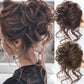 💗ÚLTIMO DIA - COMPRE 1 LEVE 1 + BRINDE GRÁTIS!!💗 Extensão de cabelo coque cacheado bagunçado com faixa de cabelo