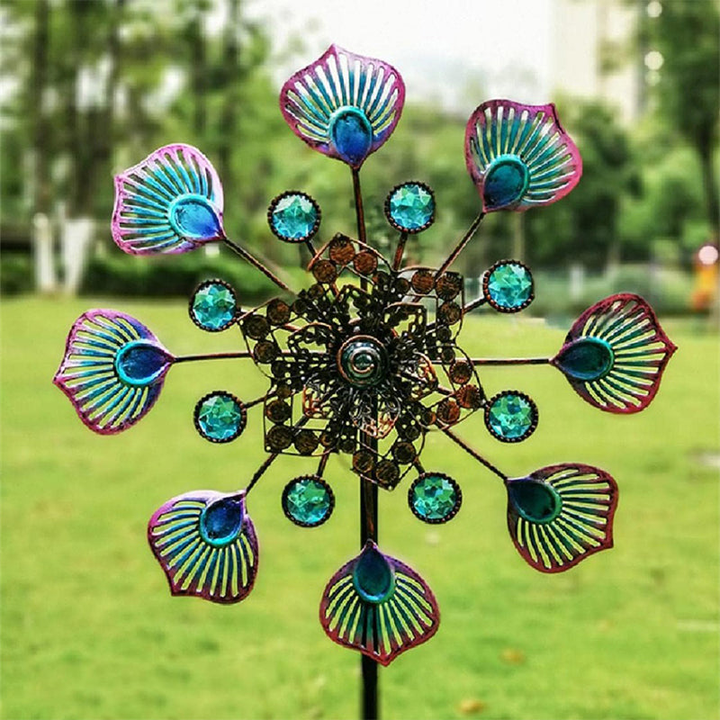 Peacock Tail Wind Spinners for Yard & Garden（50% OFF）