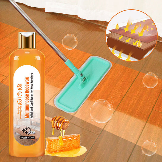Polidor e Hidratante de Madeira com Cera de Abelha - Nutre e protege superfícies de madeira, brilho natural e resistência à água