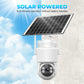 📦50% DE DESCONTO | Conjunto de Câmera de Segurança Sem Fio com Energia Solar e Alarme