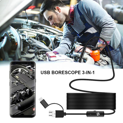 💎 50% DE DESCONTO! 💎 Câmera Endoscópica Plug and Play – HD 1080p, impermeável IP67 e compatível diretamente com iPhone, Android e iPad.