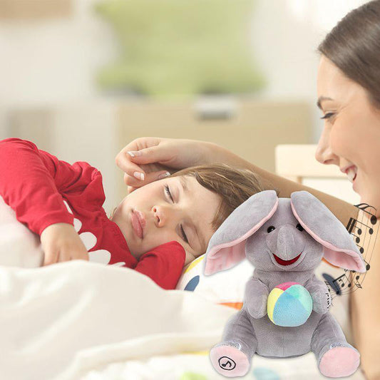 🐘 50% DE REDUÇÃO! 🎁 Ursinho de Elefante Cache-Cache - Pelúcia Interativa com Efeito Surpresa, Ideal para o Despertar dos Pequenos 🧸✨