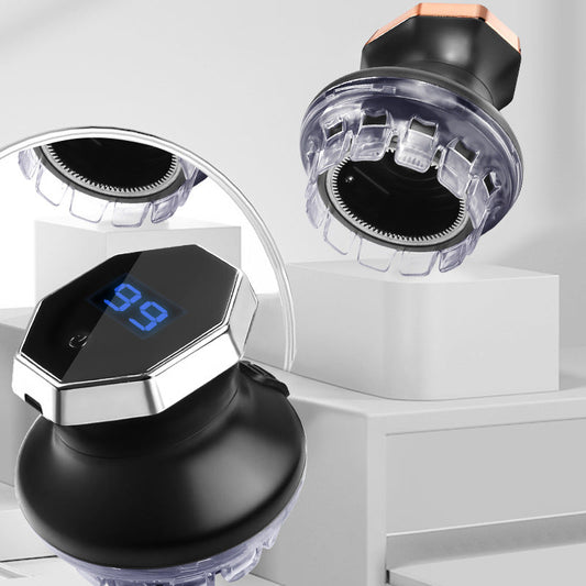 ✂️ Cortador de Cabelo Elétrico Circular com Display LED