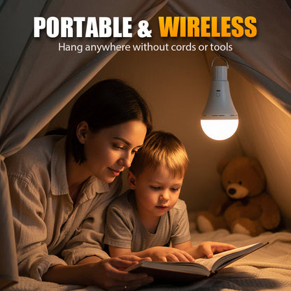 💡 Lâmpada LED Portátil Recarregável para Acampamento e Emergência