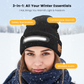 ⏳Desconto de 50% por tempo limitado💥🎁Gorro recarregável com Bluetooth e luz