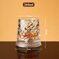 ✨ Cristal refinado com acabamento em formato de diamante 💎 🔄 Rotação total de 360° – um design exclusivo, pensado para verdadeiros apreciadores de bebidas finas. 🥃🍷