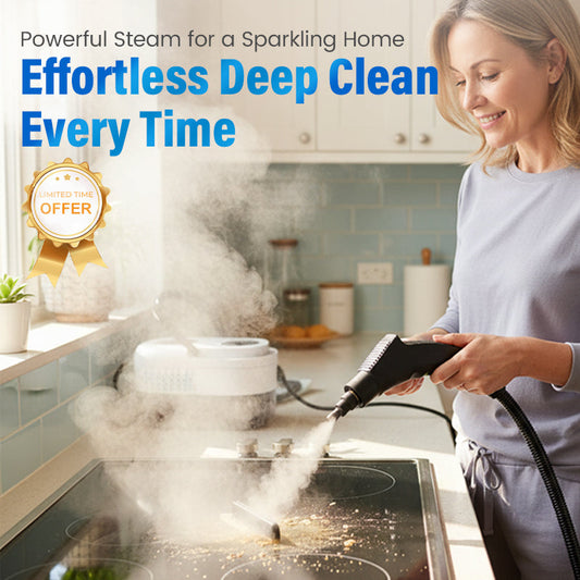 📢📢 50% DE DESCONTO!!! ⏰ Limpador a Vapor Multifuncional de Alta Temperatura para Casa