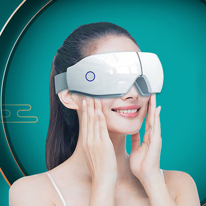 ✨ Massageador Ocular com Acupressão e Aquecimento | Relaxamento Imediato ✨