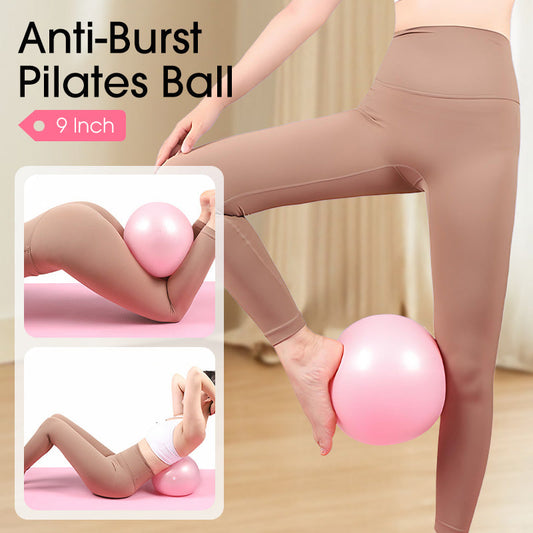 🤸‍♀️ GANHE 56% DE DESCONTO! ⚽ Bola de Pilates 9 Polegadas – Resistente a Estouros, Com Bomba Incluída & Ideal para Fitness 📦💪
