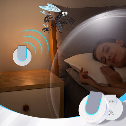 Repelente ultrassônico compacto multifuncional de pragas