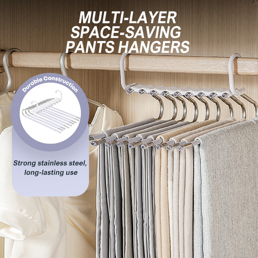 👖 Pendurador de Calças Multicamadas para Economia de Espaço