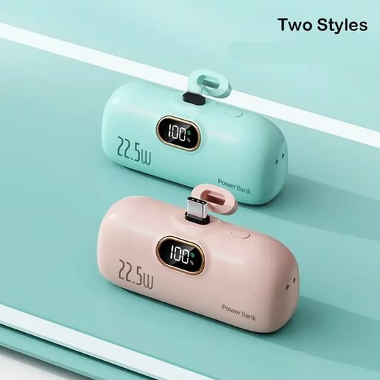 🔥Mini Carregador Portátil (Power Bank) de 5000 mAh para Celular