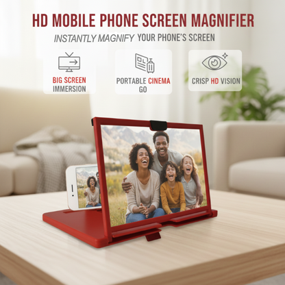 🥳 PROMOÇÃO 2026 🥳 💞 MAIS DE 50.000 VENDIDOS! 💥 👓❤️ Reduza o cansaço nos olhos e deixe a tela “maior” | Amplificador de celular HD para visualização mais fácil 🎬✨