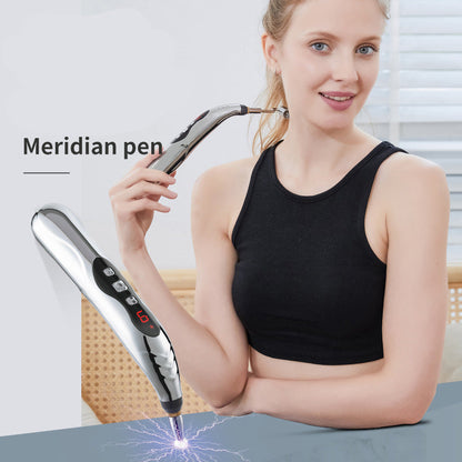 🔥Caneta Eletrônica Meridian Baixável para Alívio da Dor Muscular