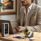 Carregador de celular com carregamento rápido de 65W, bloco carregador com cabo Tipo-C retrátil de 80 cm