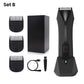Electric Body Hair Trimmer, Men's Wireless Intimate Hair Trimmer, Waterproof Electric Shaver