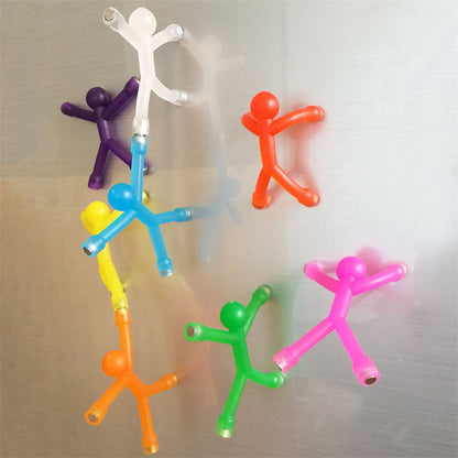 🧲🦸50% OFF! Ímãs humanoides multifuncionais para geladeira: ímã potente nas mãos e pés, articulações móveis. Segura fotos e bilhetes, antiestresse. Kits de 5 a 15 unidades. Deixe a geladeira cheia de diversão!🎨✨