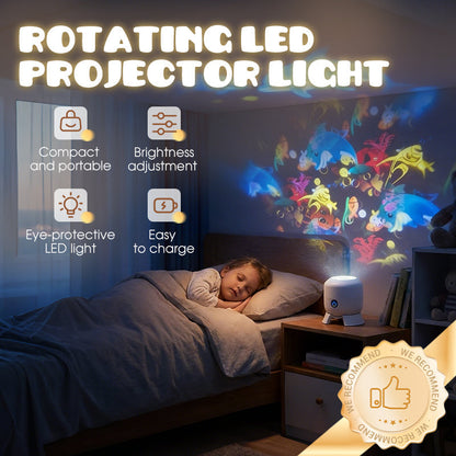 Projetor LED Rotativo Dinâmico – Efeitos de Luz Incríveis!
