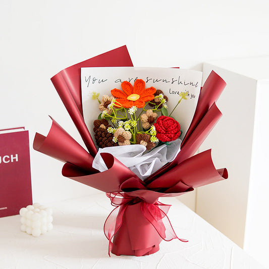 💕PROMOÇÃO ESPECIAL DIA DAS MÃES – 50% DE DESCONTO!💕Buquê de Flores de Crochê Delicado e Artesanal