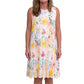 💥 Oferta especial: 50% de desconto 💥 Vestido sem mangas plissado com estampa floral para mulheres