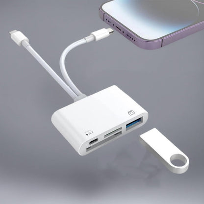 Leitor de Cartão de Memória USB-C 3 em 1