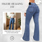🥳PROMOÇÃO QUENTE 2026🥳MAIS DE 50 MIL VENDIDOS!👖 50% DE DESCONTO! Calças Jeans Flare de Cintura Alta Elástica – Controle abdominal suave, elastano confortável. Bota flare que valoriza o corpo. Perfeita para o dia a dia. 🌸