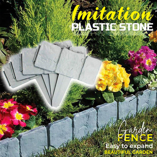 ✨ Cerca de Jardim com Efeito de Pedra Decorativa ✨
