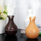 Umidificador de Ar em Forma de Vaso em Madeira Clara
