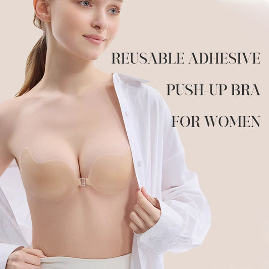 🔥 Compre 1, Leve 1 Grátis 🎁 Sutiã Push-Up Adesivo Reutilizável para Mulheres