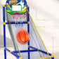⏰ 50% DE DESCONTO AGORA! ⛹️ Entrega Rápida 🚚💨 Jogo de Basquete Arcade Infantil para Ambiente Interno com 4 Bolas 🏀