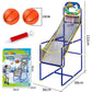 ⏰ 50% DE DESCONTO AGORA! ⛹️ Entrega Rápida 🚚💨 Jogo de Basquete Arcade Infantil para Ambiente Interno com 4 Bolas 🏀