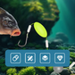 🏆MAIS VENDIDO 2026!🔥 Conjunto de Pesca com Dois Anzóis Invertidos no Fundo! 🎣