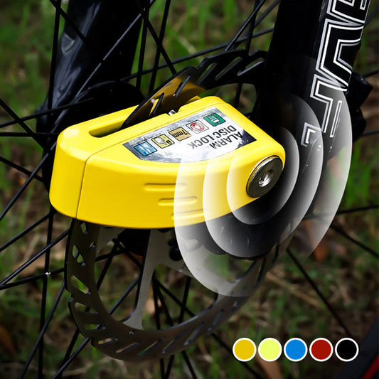 Trava de Disco com Alarme Antifurto para Motocicleta